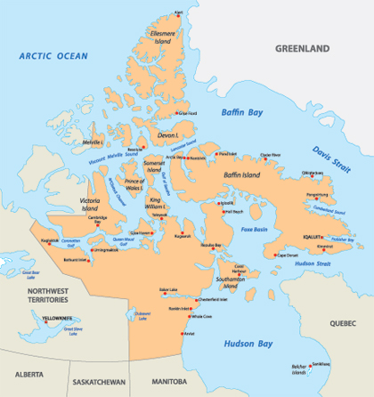 Baffin Island - the biggest island of Canada
