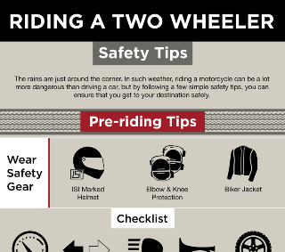 Riding A Two Wheeler: Safety Tips