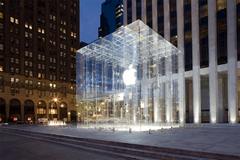 The Apple Store in New York displays the brand's phones, tablets and more