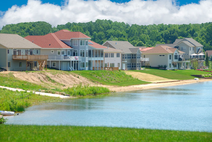 A lakeside view for retirement homes