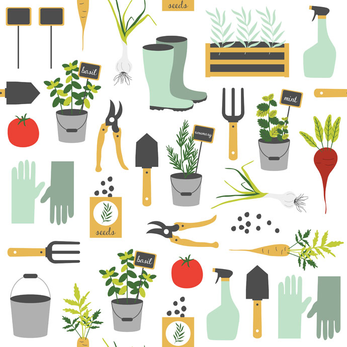 Essential equipments for gardening