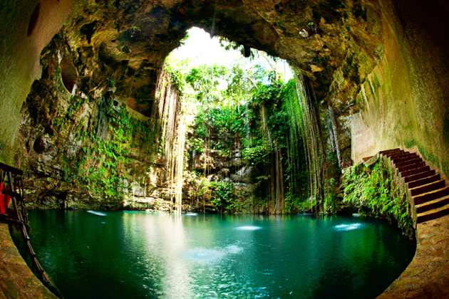 Cool down in a freshwater cenote