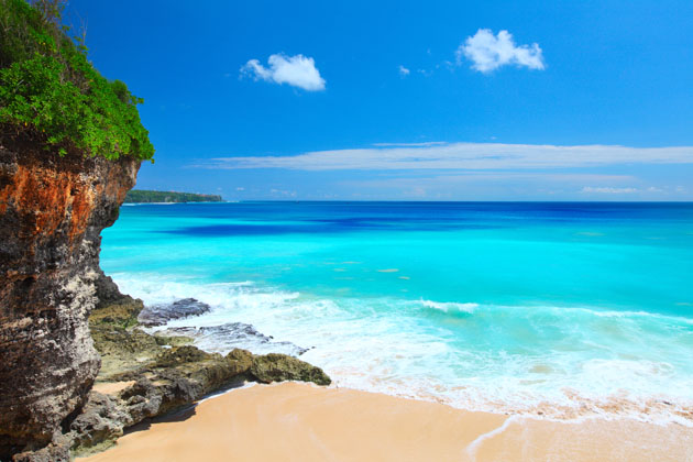 Relax at the pristine beaches of Bali