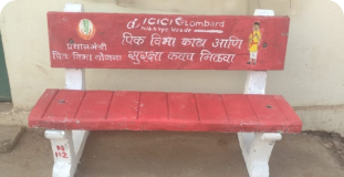 Cement benches