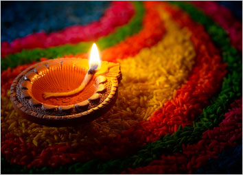 Decoration of Diwali