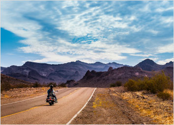 First-ever motorbike road trip