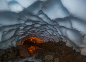 Ice Cave, Mutnovsky Volcano, Russia