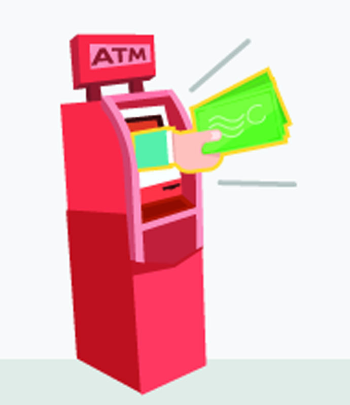 3. Befriend ATMs 