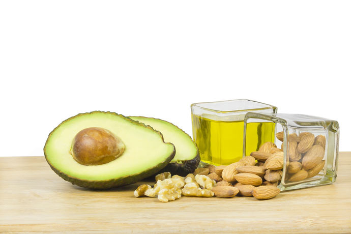 Avocados and nuts have fats that are good for you