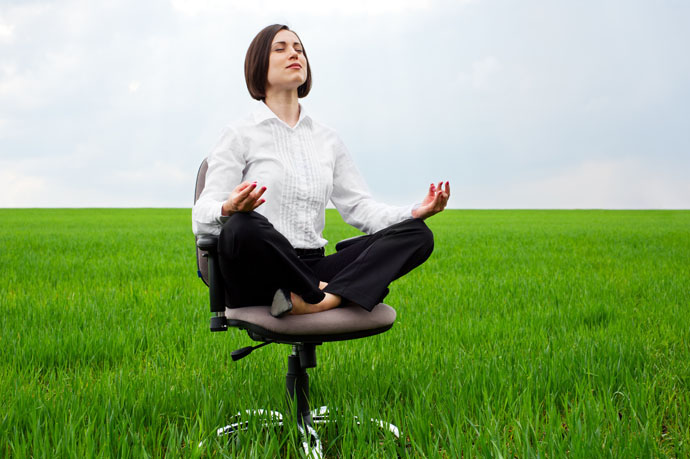 Meditation helps you to de-stress